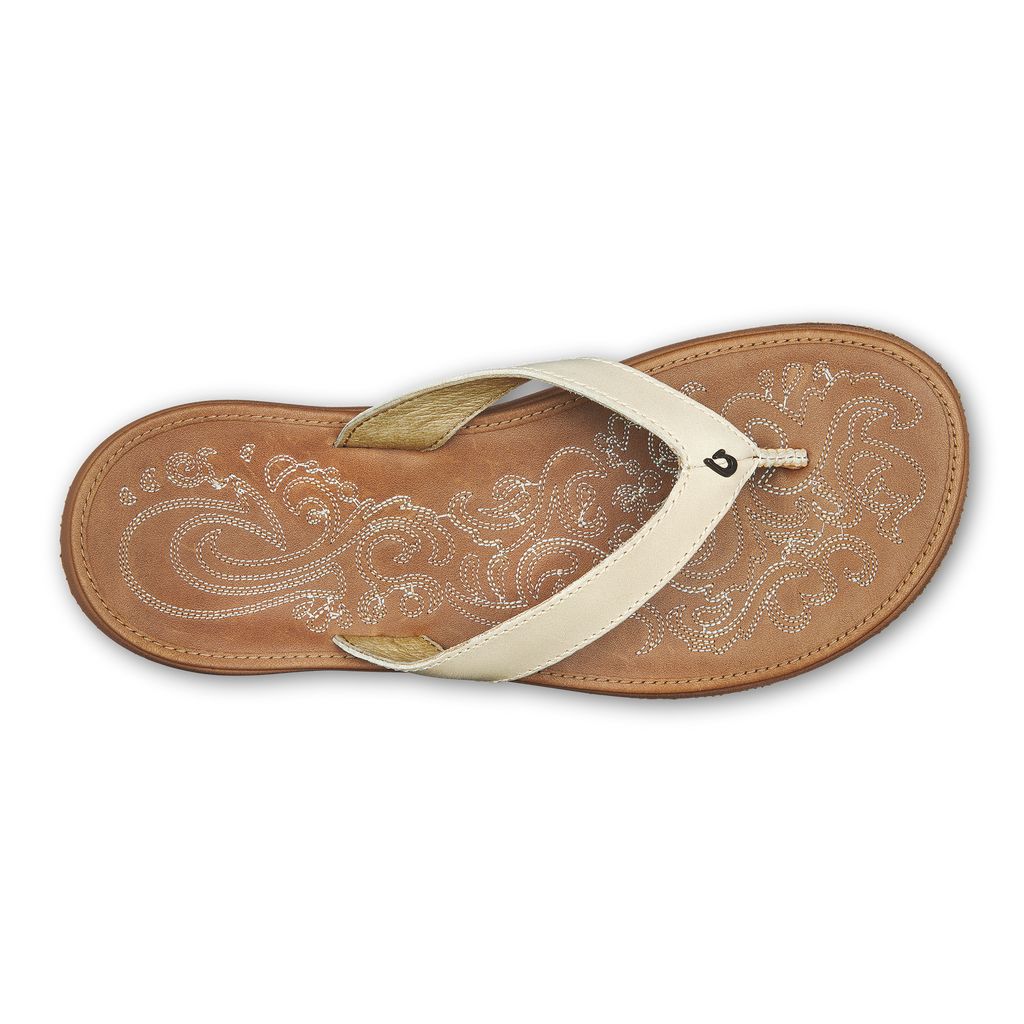 Women's Olukai Paniolo Sandals Brown | ILZYNMO-52