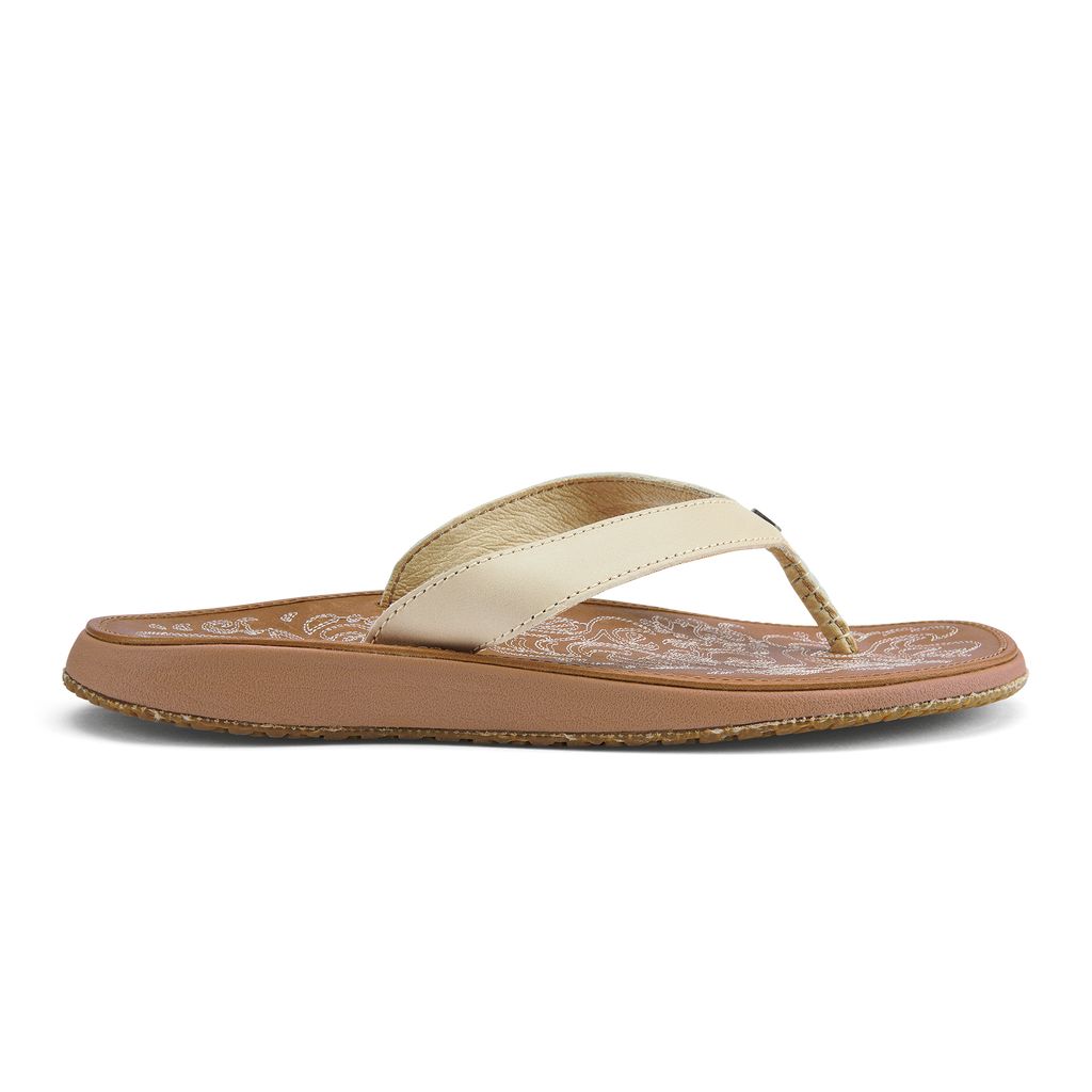 Women\'s Olukai Paniolo Sandals Brown | ILZYNMO-52