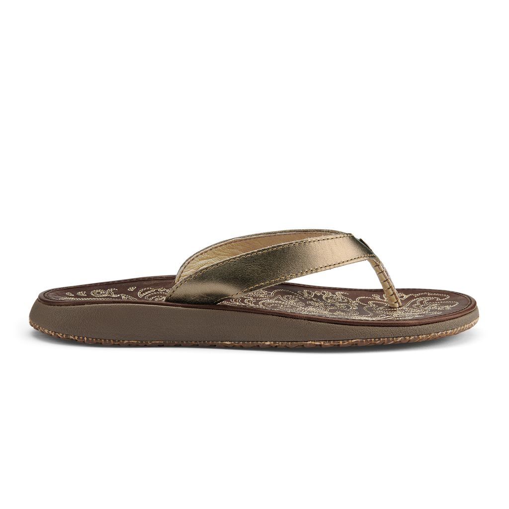 Women\'s Olukai Paniolo Sandals Brown | KASNRXQ-53