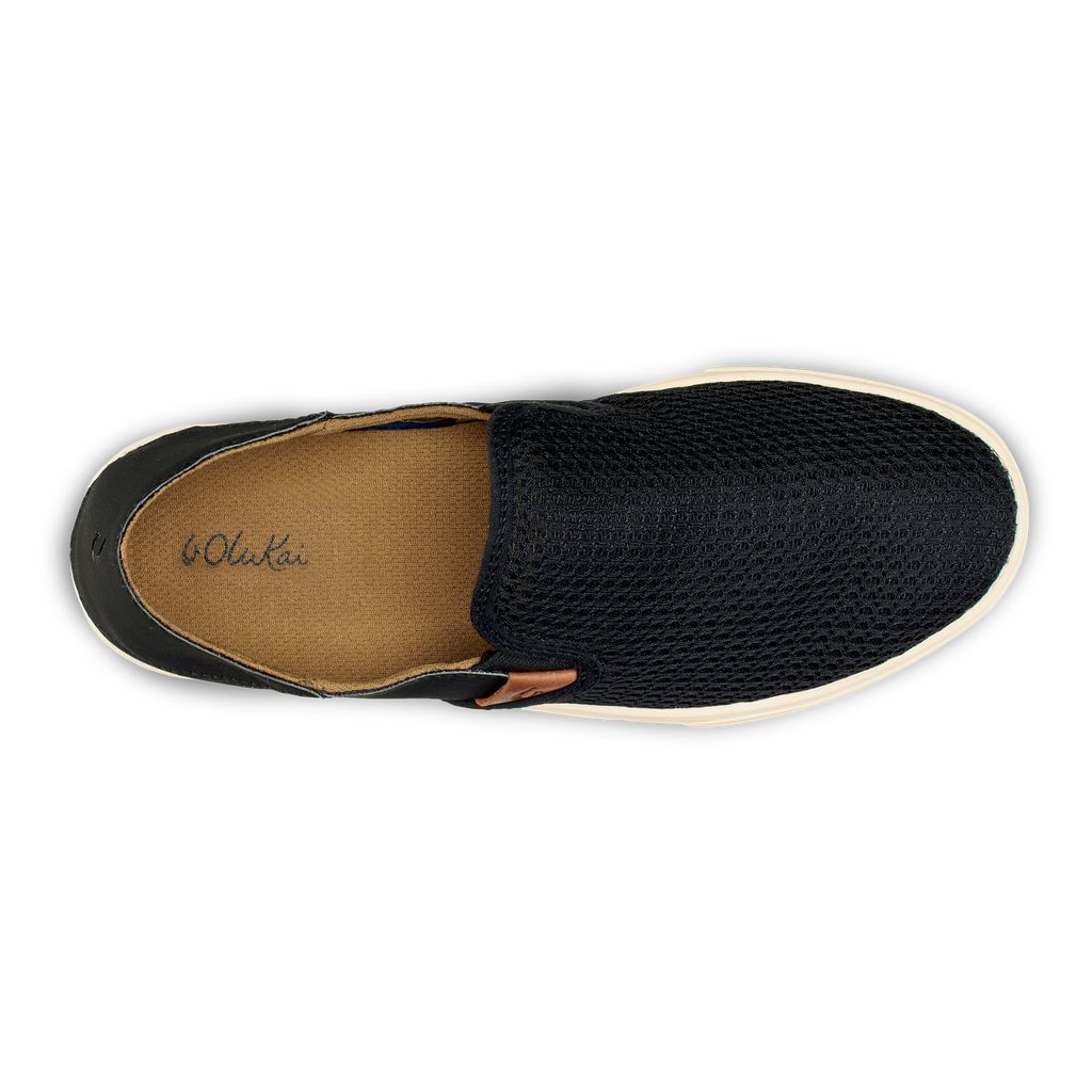 Women's Olukai Pehuea Golf Shoes Black | ELCYNBK-75