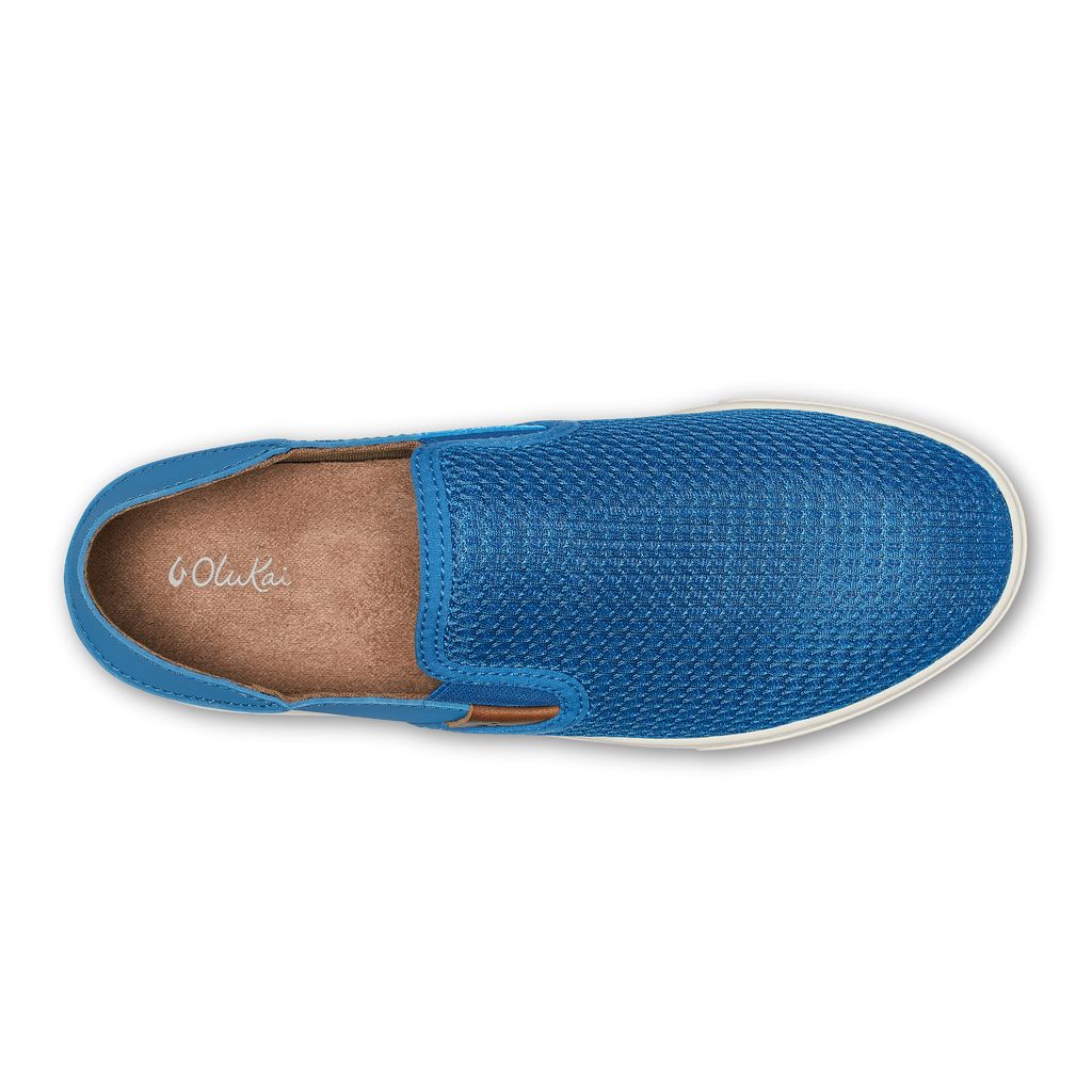 Women's Olukai Pehuea Golf Shoes Blue | BXELWYU-52