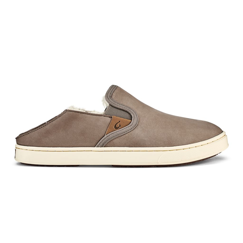 Women's Olukai Pehuea Heu Slippers Beige | NWOXCSG-40