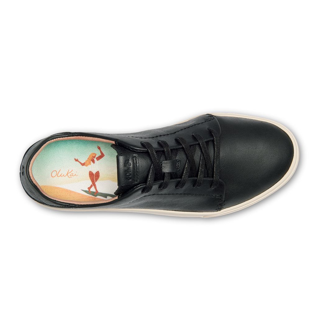 Women's Olukai Pehuea Lī Ili Sneakers Black | VSPYRAJ-97