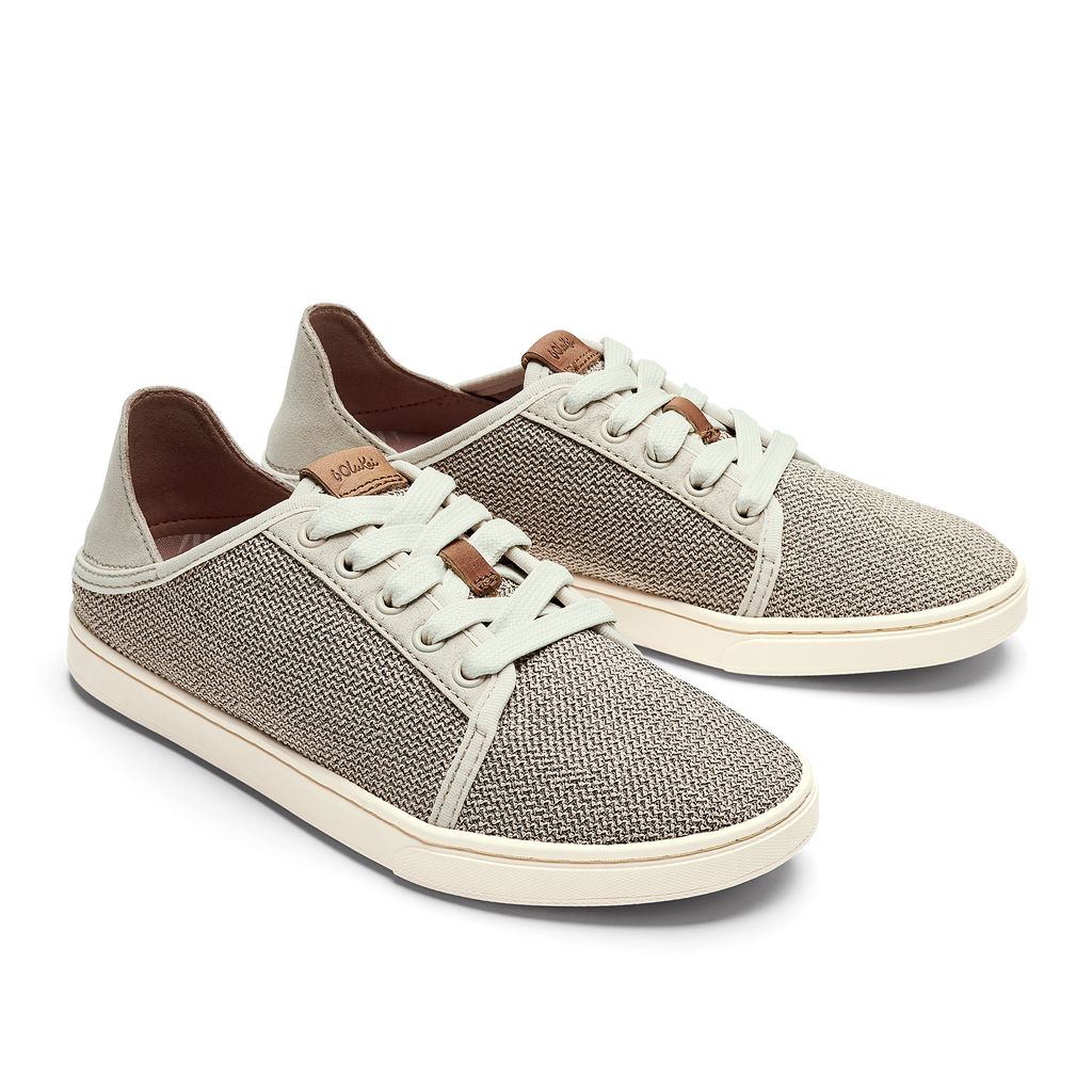 Women's Olukai Pehuea Lī Sneakers Grey | ILKRGWT-93