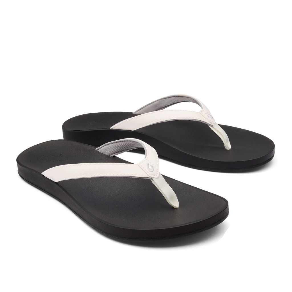 Women's Olukai Puawe Sandals White | KNLZYTE-92