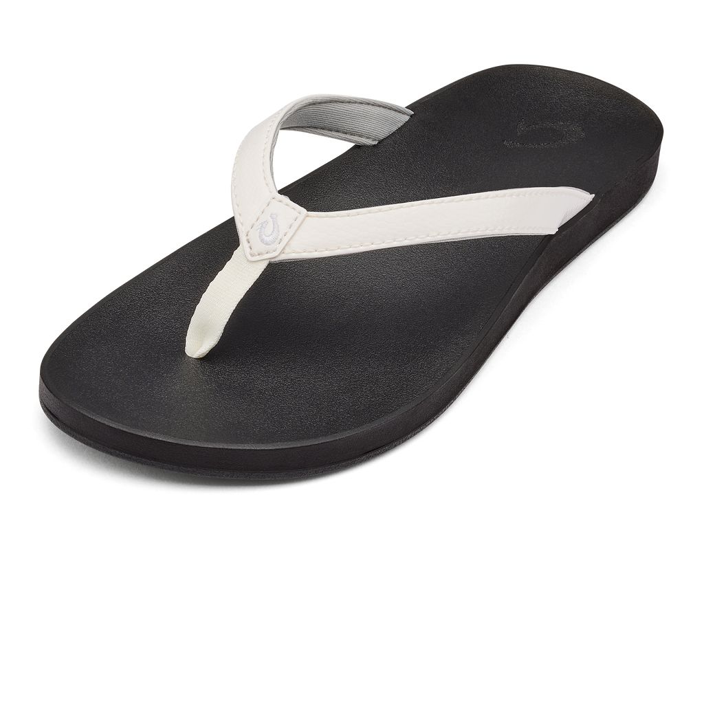 Women's Olukai Puawe Sandals White | KNLZYTE-92