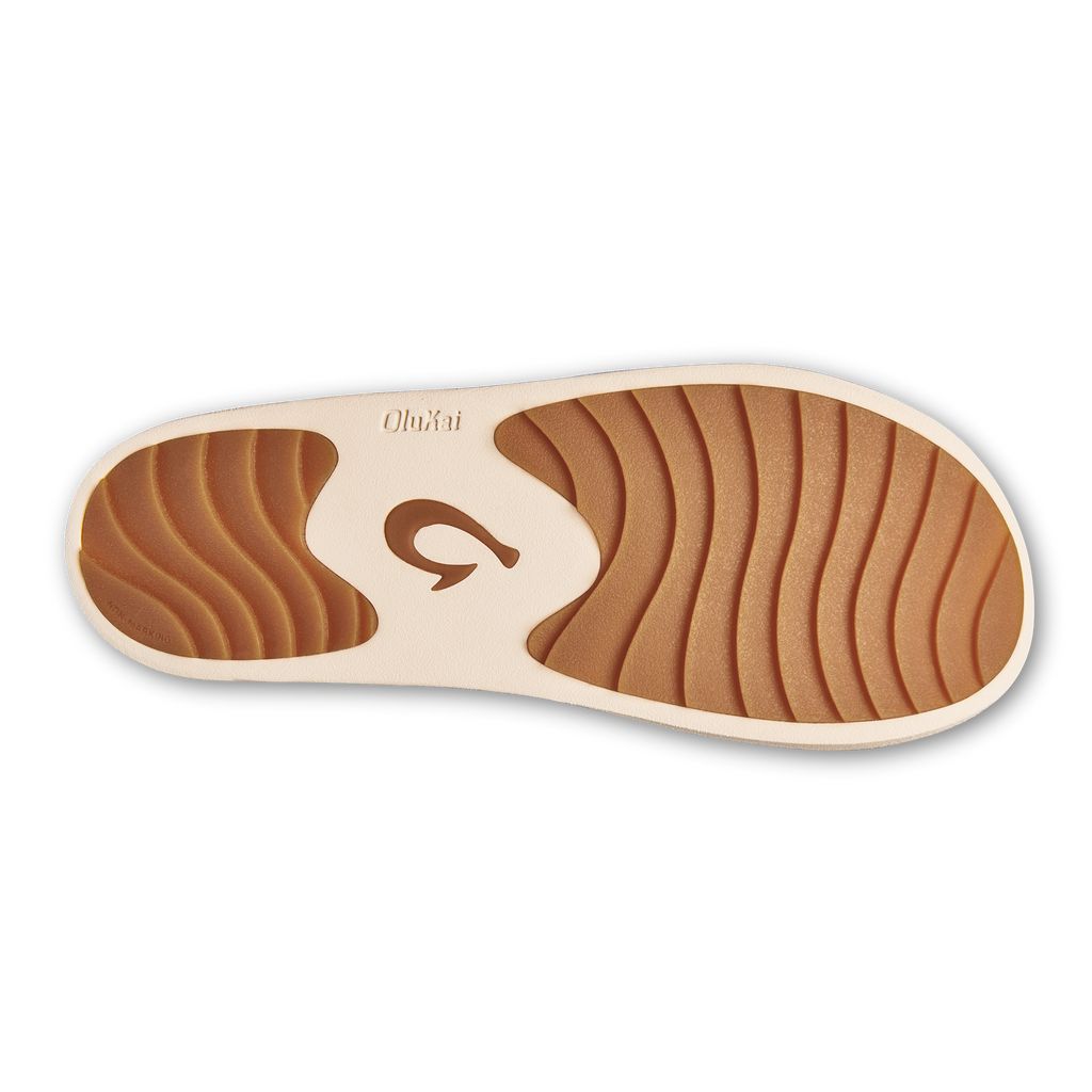 Women's Olukai Pūpū Mua Slippers Olive | PMWDNKF-06