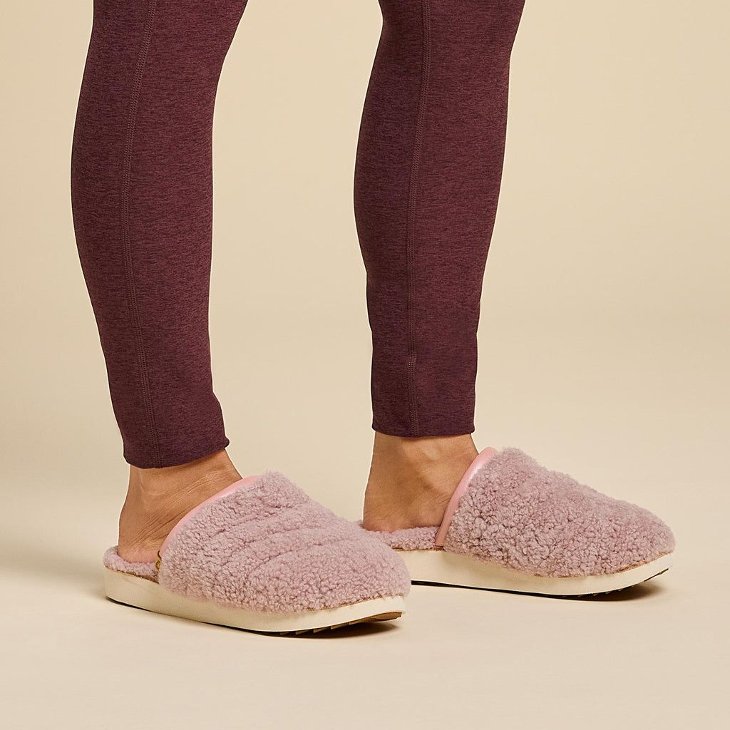 Women's Olukai Pūpū Mua Slippers Pink | KYXNCMI-71