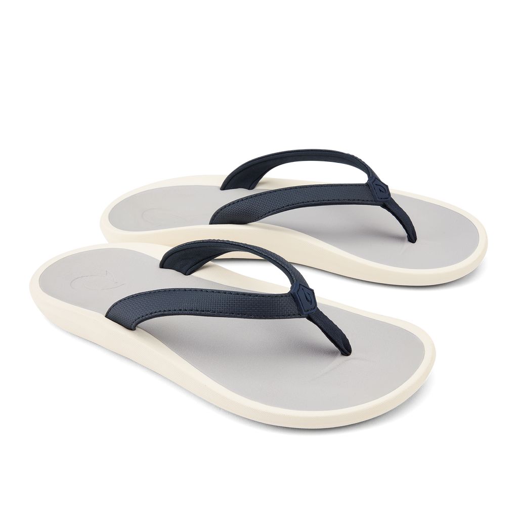 Women's Olukai Pī oe Sandals Blue | FWSCTOM-73