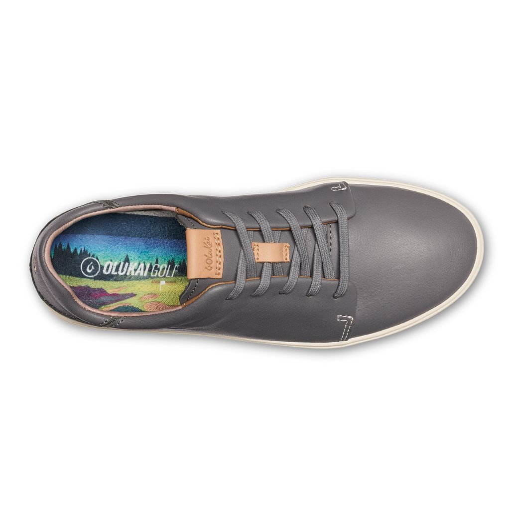 Women's Olukai Wailea Golf Shoes Grey | VPMNLKH-83