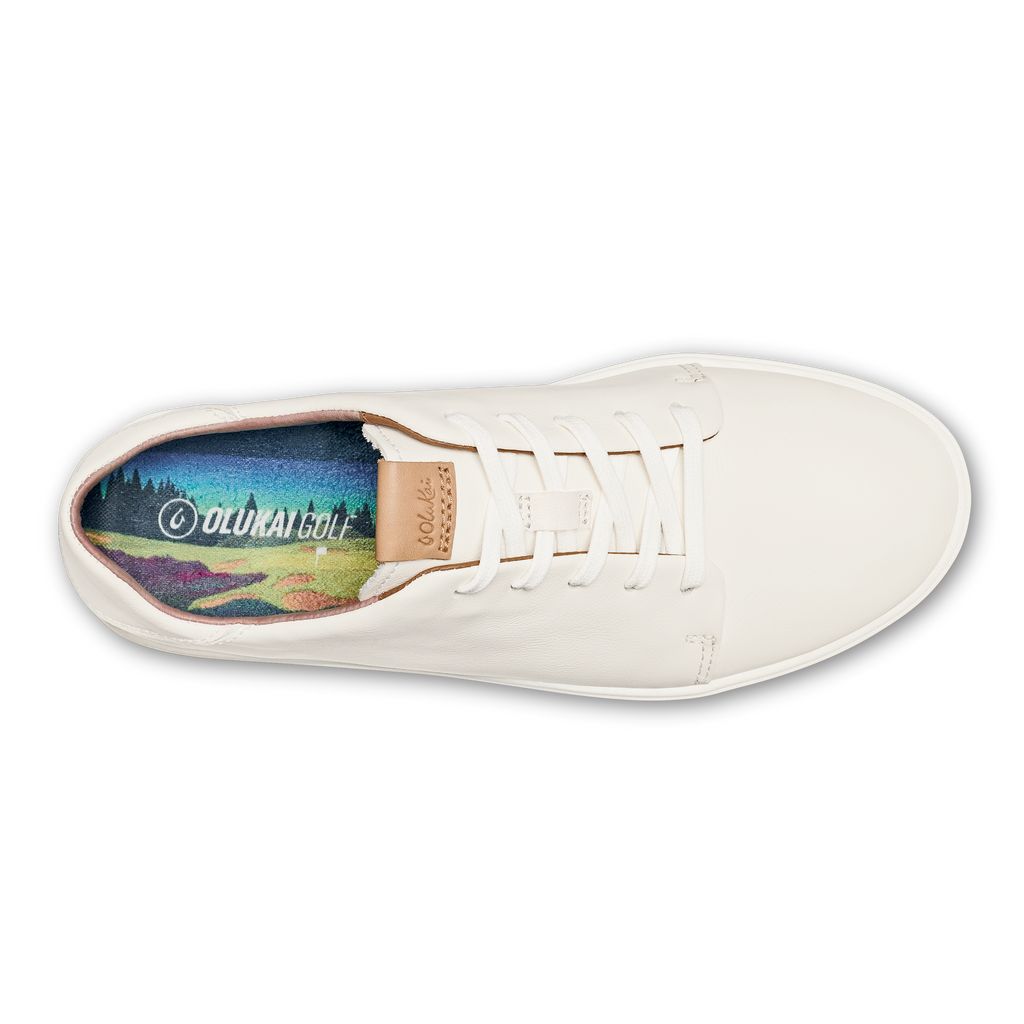 Women's Olukai Wailea Golf Shoes White | VUWDGEM-57