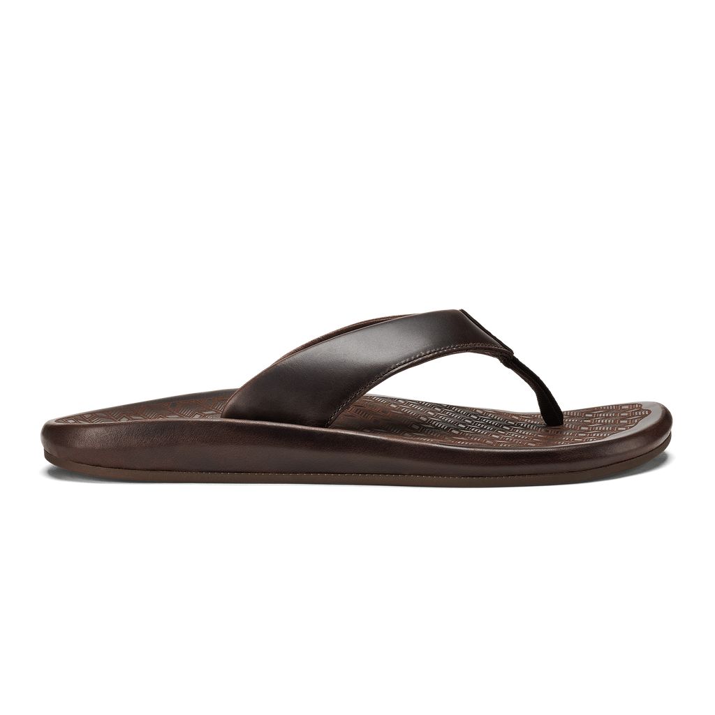 Men's Olukai Ilikai Sandals Dark Brown | YXTOGPV-03