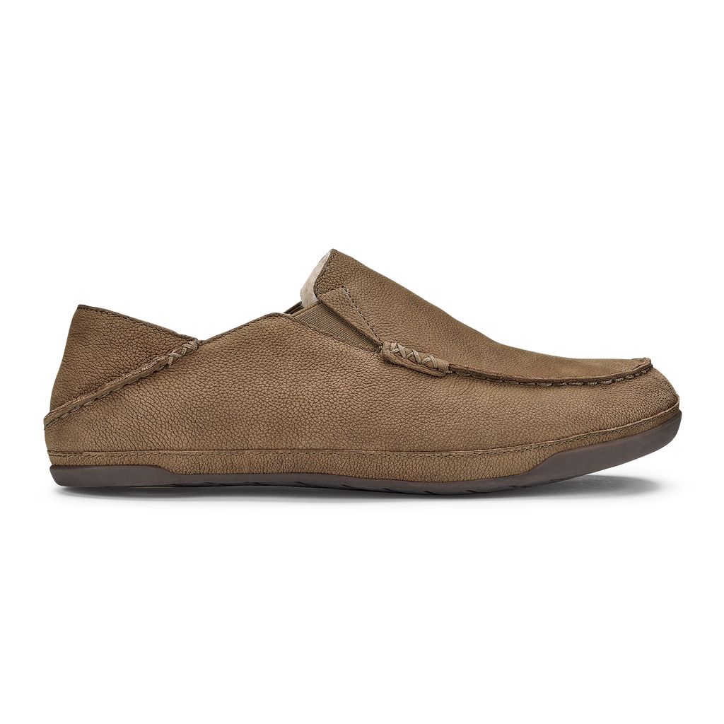 Men's Olukai Kīpuka Hulu Slippers Brown | HGSWRFJ-23