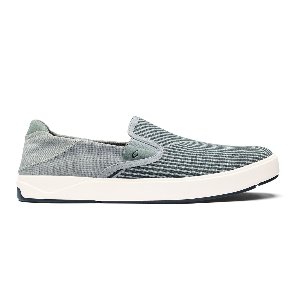 Men's Olukai Lae ahi Lole Slippers Grey | NZGEWCQ-14