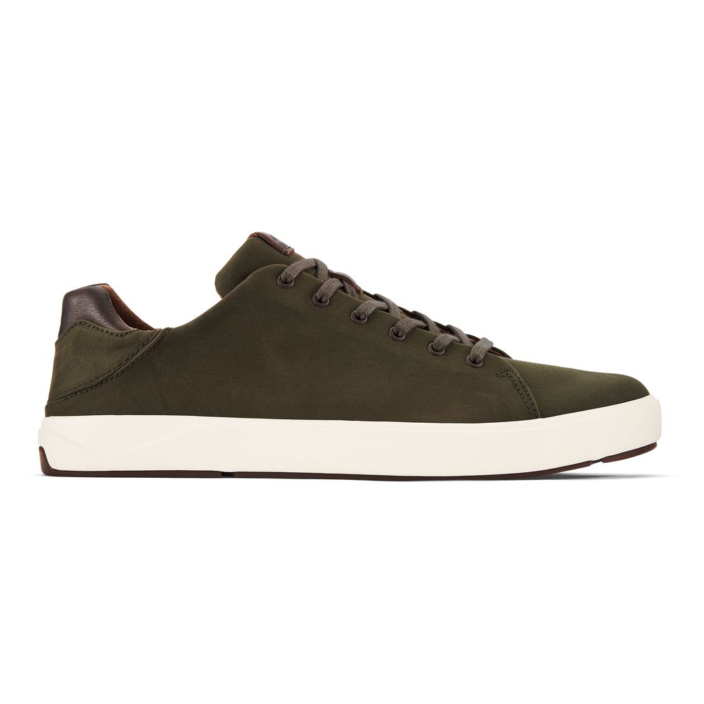 Men's Olukai Lae ahi Lī Sneakers Dark Brown | MZUKLDH-91