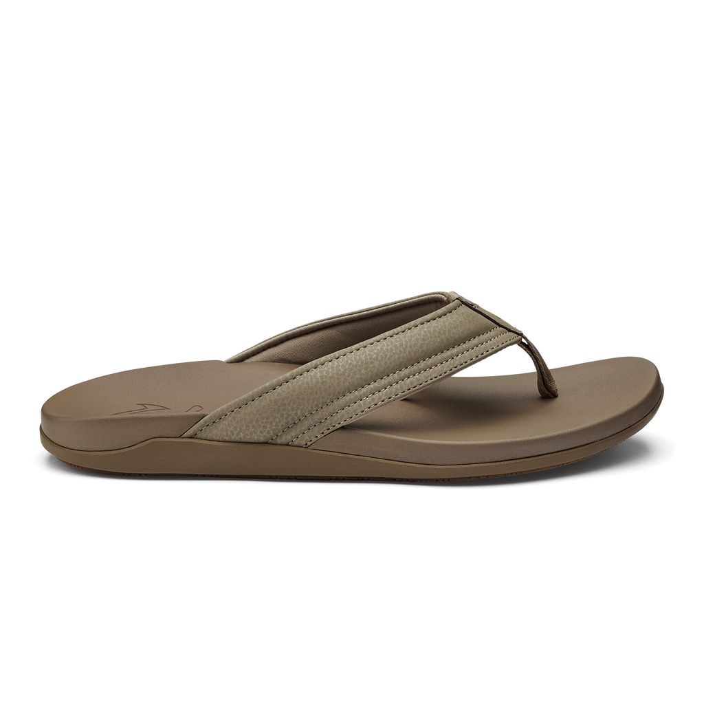 Men's Olukai Maha Sandals Brown | KMBUFTD-35