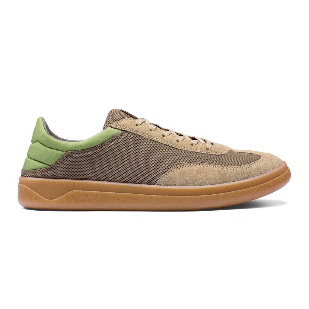 Men's Olukai Pūnini Sneakers Lemon | AZQMBFD-41