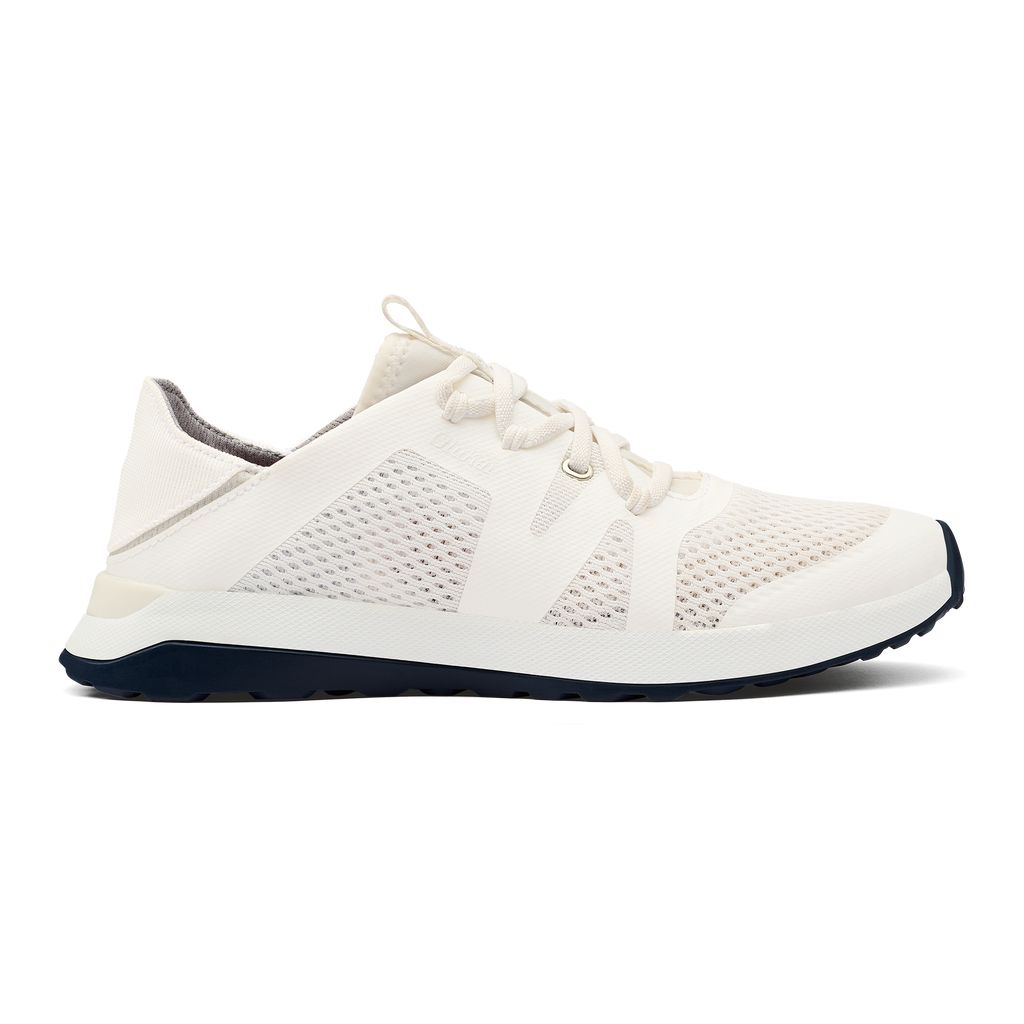 Women's Olukai Huia Sneakers White | KUWDLHR-85