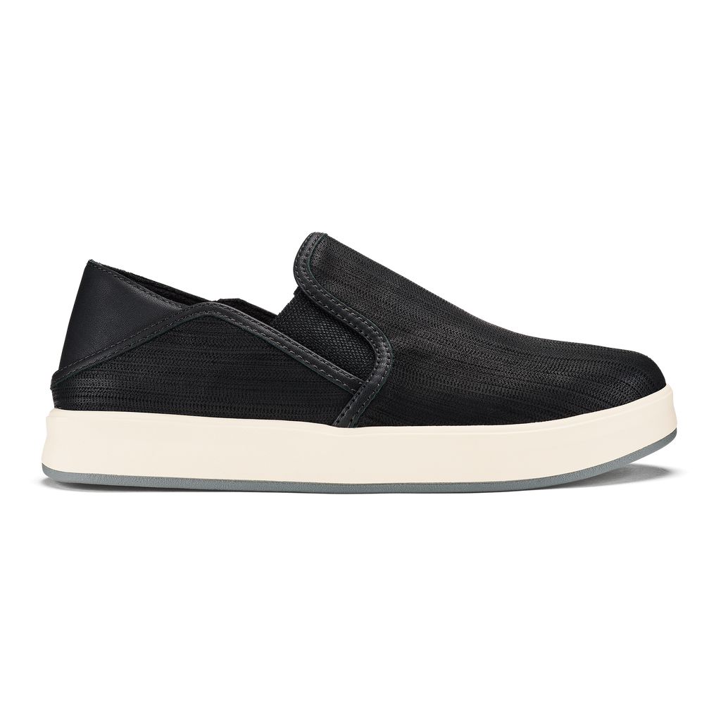 Women's Olukai Ki ihele Ili Sneakers Black | ENTOKRF-31