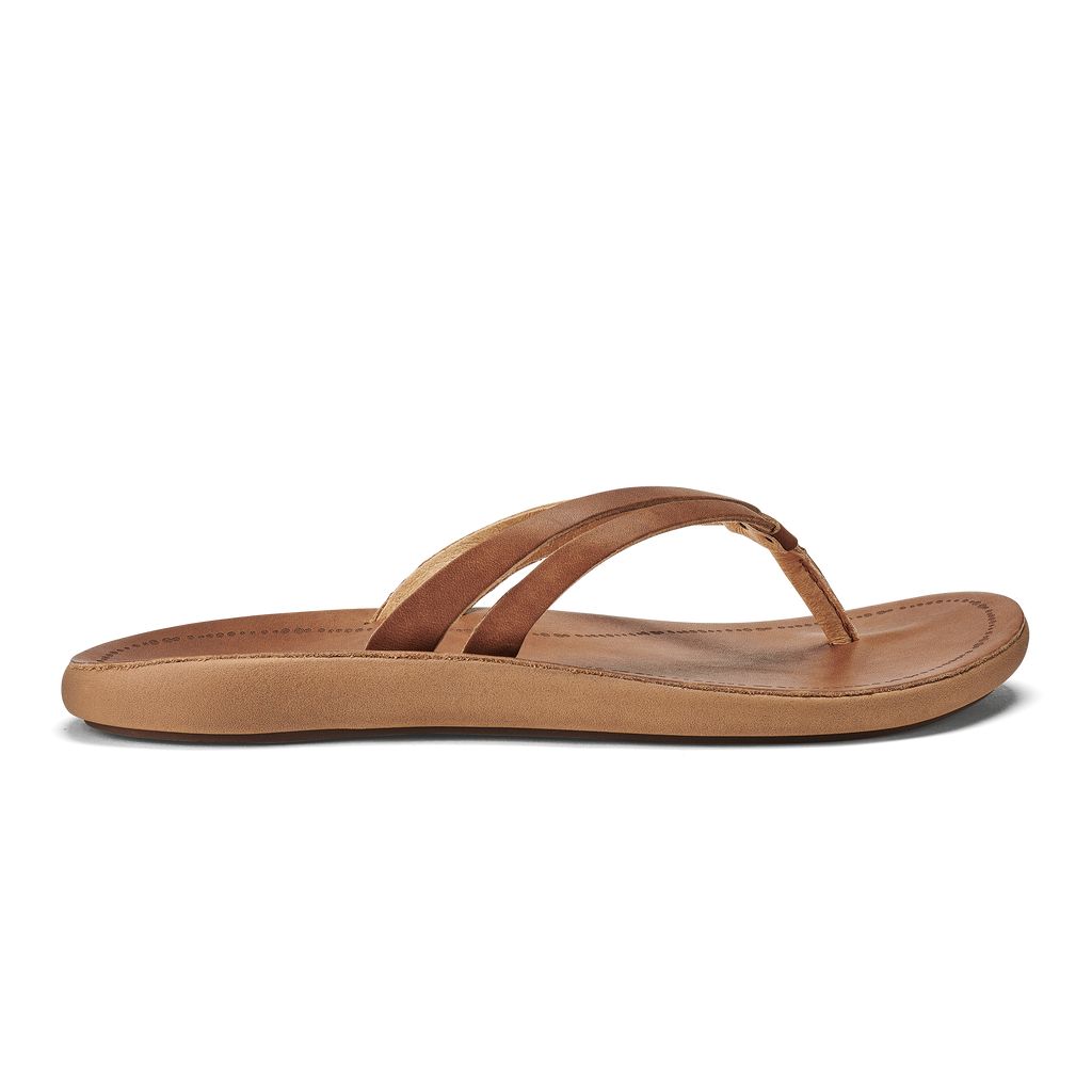 Women's Olukai Kāpehe Luana Sandals Brown | SIKNPVE-37