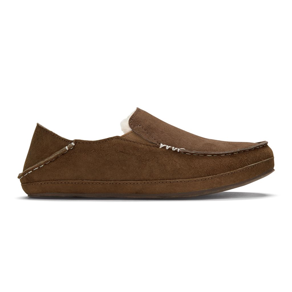 Women's Olukai Nohea Slippers Coffee | WZHKEJI-31