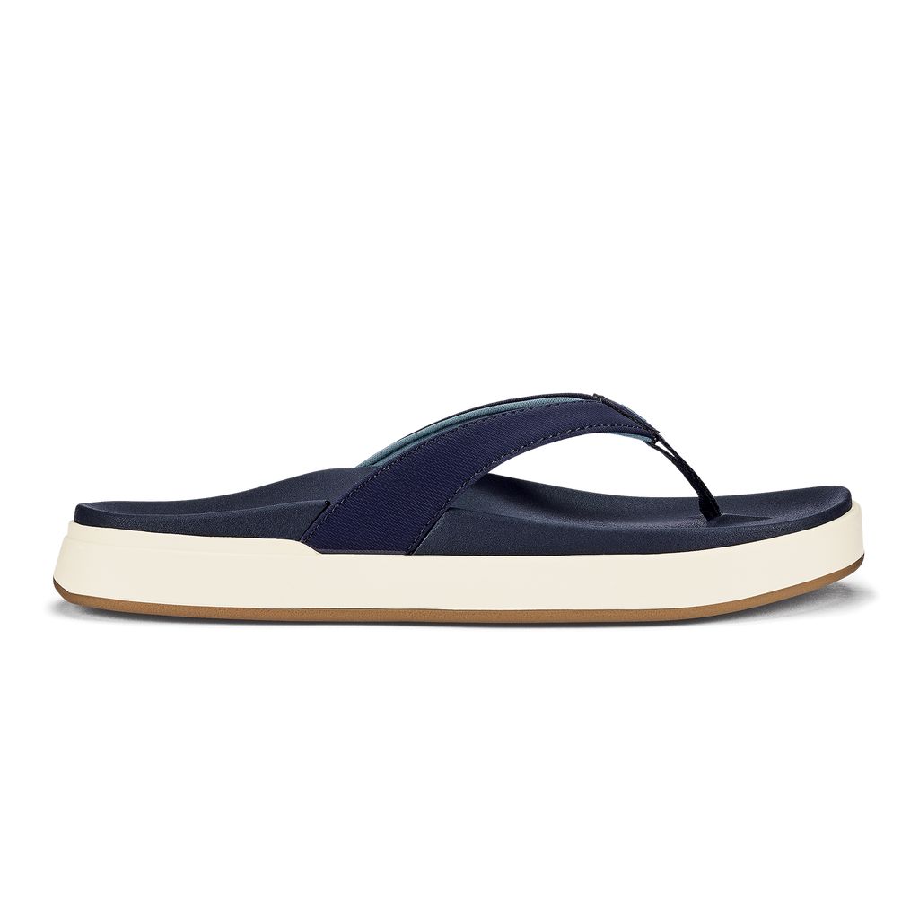 Women's Olukai Nu a Pi o Sandals Blue | IOBJGZN-40